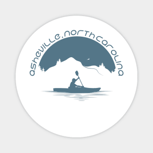 Asheville, North Carolina Kayaking - GreyBO 09 Magnet